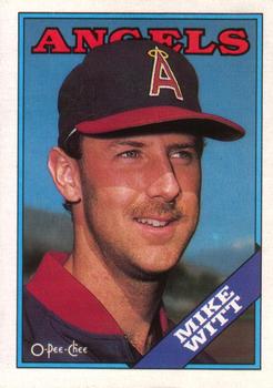 1988 O-Pee-Chee Baseball Cards 270     Mike Witt